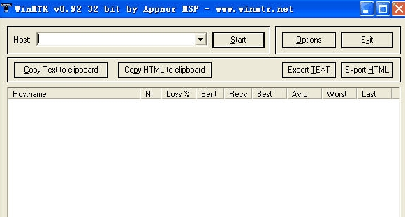 WinMTR截图