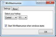 WinMaximumize  1.0.1