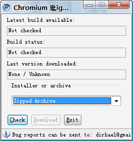 ChromiumUpdater截图