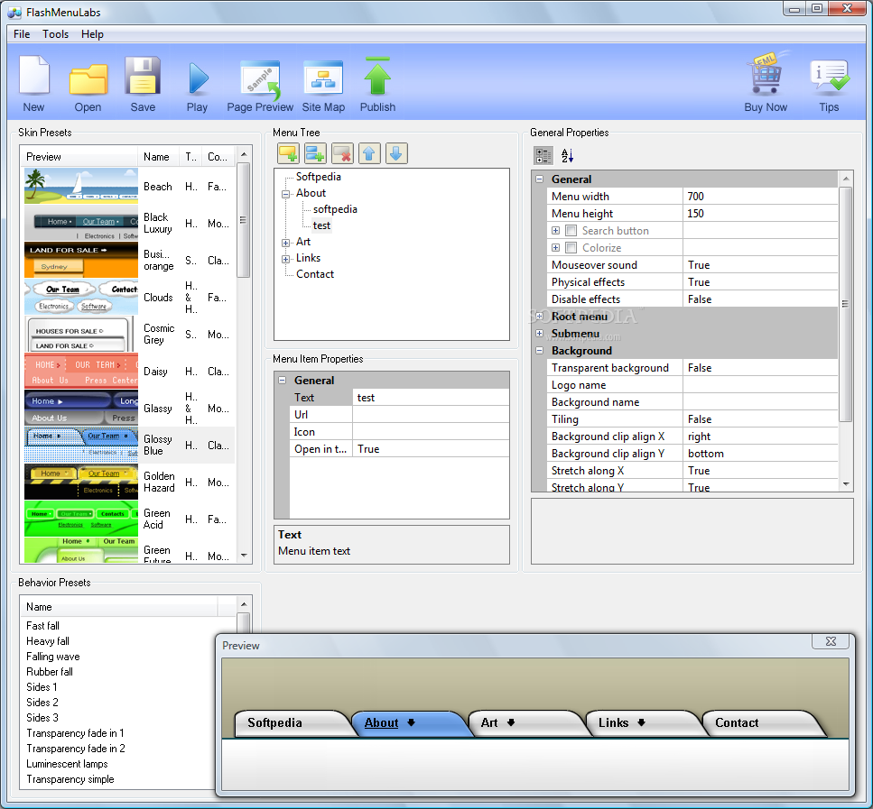 Flash Menu Labs Standard Edition  2.08