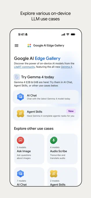 Google AI Edge Gallery APP截图1